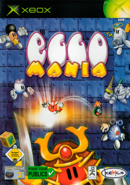 Eggo Mania box art for Xbox